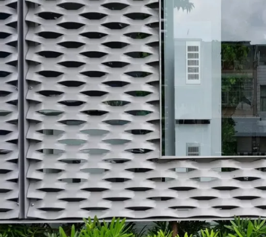 Aesthetics Expanded Metal Mesh For Art Installations Privacy Screens high quality